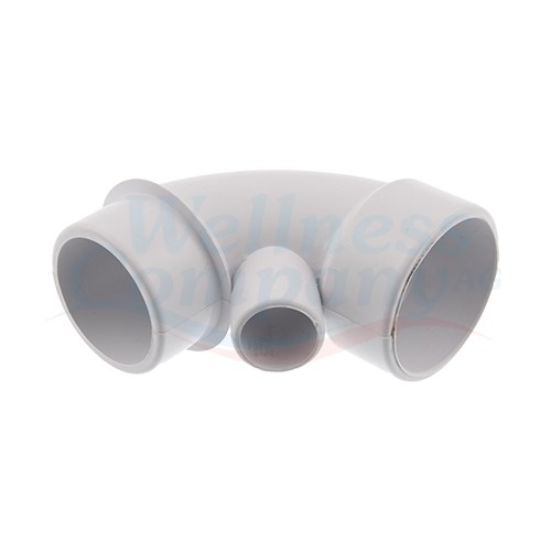 2" PVC Whirlpool Rohrbogen 90° Grad Spg x S x 3/4"