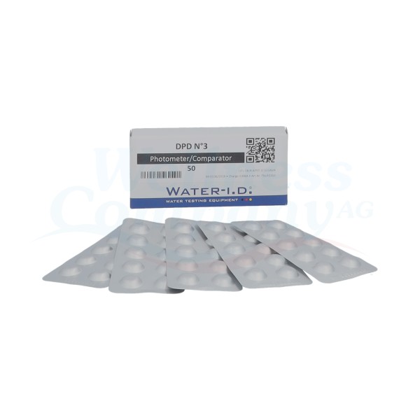 50 Tabletten DPD No. 3 (Chlor, gebundenes Chlor) - für PoolLab 2.0