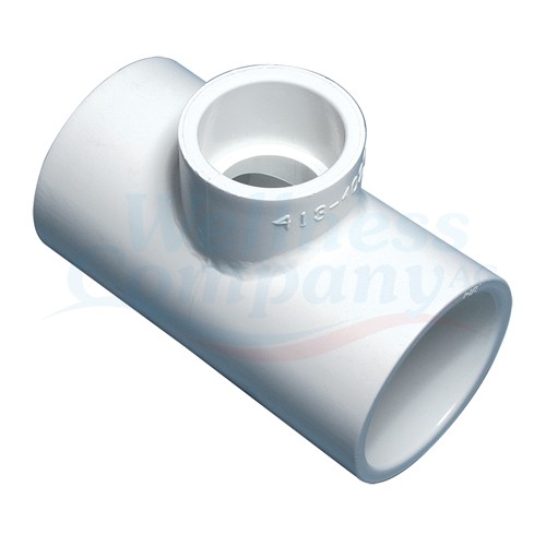 2"x2"x1" Reduzier PVC T-Stück für Whirlpool (Spg x Spg x S)