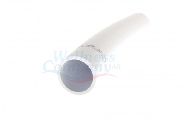 Flexibler 1 1/2" PVC Whirlpool / Swim-Spa Schlauch weiss